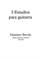 3 Estudios para guitarra